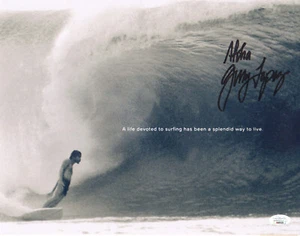GERRY LOPEZ Authentic Hand-Signed "Mr. Pipeline ~ SURFING" 11X14 Photo (JSA COA) - Picture 1 of 2