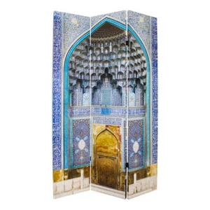 Canvas Moroccan Doorway Room Divider Screen - Picture 1 of 4