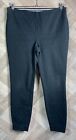 Laura Ashley Black Polka Dot Jegging Type Trousers Stretch Size 14 Straight