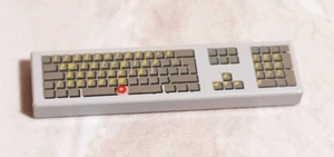 New LEGO Long Keyboard Gray Printed Red Mouse Joy stick Keypad Calculator 1 x4 - Picture 1 of 1