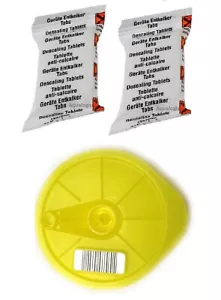 Bosch Tassimo TAS55 TAS43 TAS47 Service Reinigungsscheibe Scheibe & 2 Entkalkungsregisterkarte - Bild 1 von 5