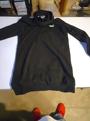 Puma Oversized Long Sleeve Hoodie Medium Black 31" Long From Shoulder To Bottom - Image 1 of 4