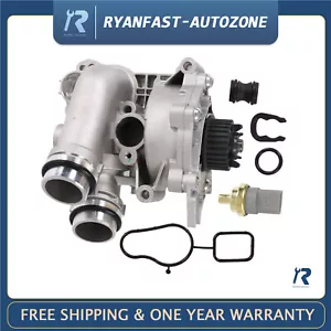 Water Pump Assembly fit for VW CC TT Tiguan TSI 08-16 Audi A3 A4 A5 Q6 Quattro - Picture 1 of 14