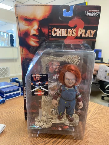 McFarlane Toys CHUCKY Child's Play 2 Two Movie Maniacs Action Figure NEW! 1999 Cover