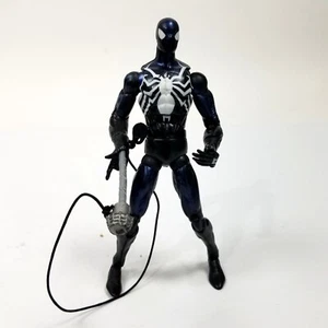 2008 Marvel COSTUME NERO SPIDER-MAN Figura Simbionte HASBRO 6" - Foto 1 di 3