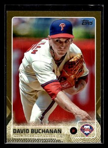 2015 Topps #218 David Buchanan /2015 Gold Philadelphia Phillies Mint+ New