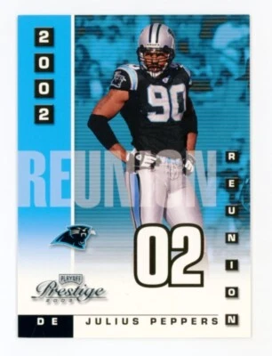 Julius Peppers 2003 Playoff Prestige Reunion #R-22 /2002 - Image 1 of 2