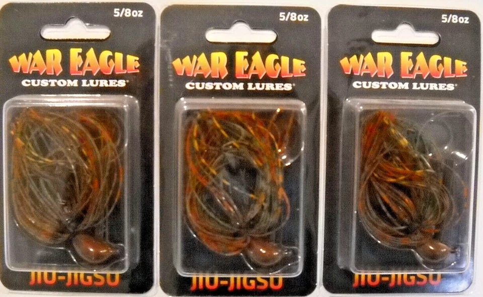 Lote de 3 plantillas WAR EAGLE 5/8 oz JIU-JIGSU Foto 1 de 1