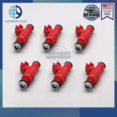 Juego (6) inyectores de combustible para Dodge Dakota Durango 2000-2003 5,9 L V6 0280155934 Foto 1 de 4