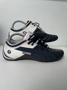 Scarpe da guida Puma Bmw Future Cat M1 blu navy bianco rosso 305567 01 uomo us 13 - Foto 1 di 8