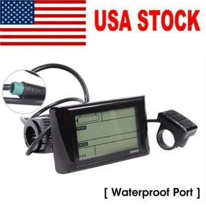E-Bike 24/36/48V SW900 LCD Display Panel Meter Steuerung für Elektrofahrrad SDE - Bild 1 von 13