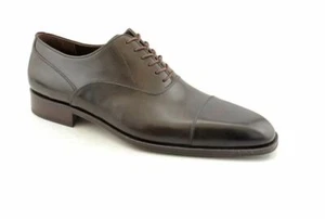 Massimo Emporio Adriano 13602 Lace-Up Cap Toe Business Fashion Dress Shoes - Picture 1 of 5
