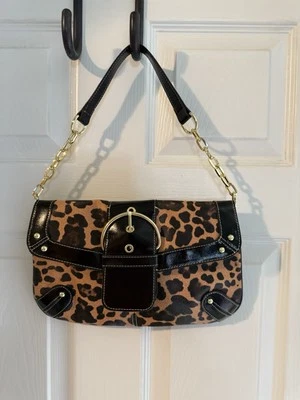 Bolso de Hombro Colección Merona Estampado Leopardo | Cartera | Marrón, Tostado, Negro Foto 1 de 3
