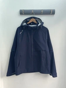 RLX Ralph Lauren Golf Hooded Jacket Small Navy Water Repellant RRP £260 - Picture 1 of 10