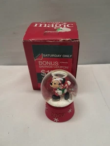 Mappamondo di neve pattinaggio Topolino in miniatura 2007 - Foto 1 di 4