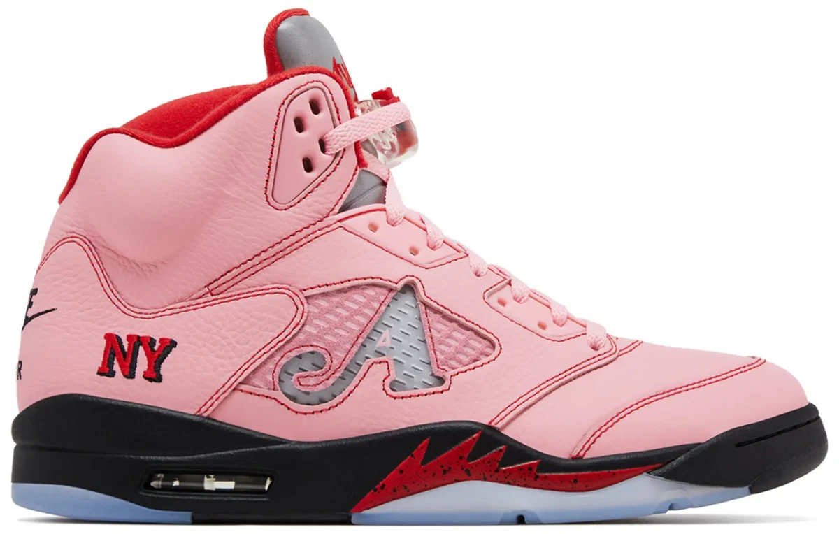 Awake NY x Air Jordan 5 Retro Boro - Arctic Pink for Sale