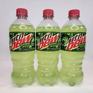 3er-Pack Mountain Dew Thrashed Apple 20 oz Flaschen - Kroger Exclusive Discontinued - Bild 1 von 4