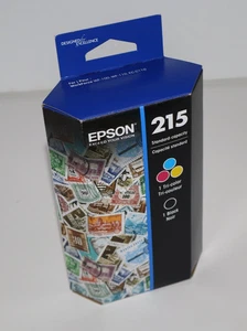 EPSON 215 Ink Standard Capacity Black & Tri Color Cartridge Combo *EXP 10/2027* - Picture 1 of 3