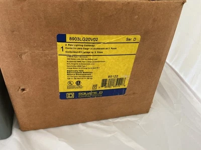 Square D 8903LG20VO2 2-Pole Contactor 277V Coil NEMA 1 Ser D FREE SHIPPING - Image 1 of 4