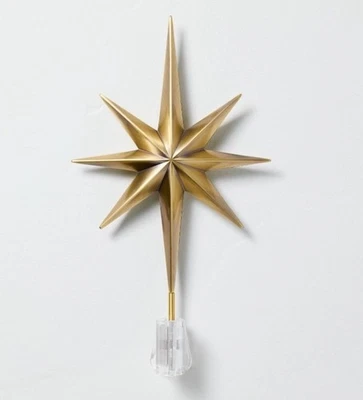 13" Brass Star Tree Topper - Hearth & Hand™ with Magnolia
