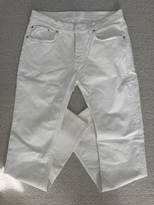 Acne Studios Ace (Slim Fit) White Denim Jeans 34x34 - Picture 1 of 4
