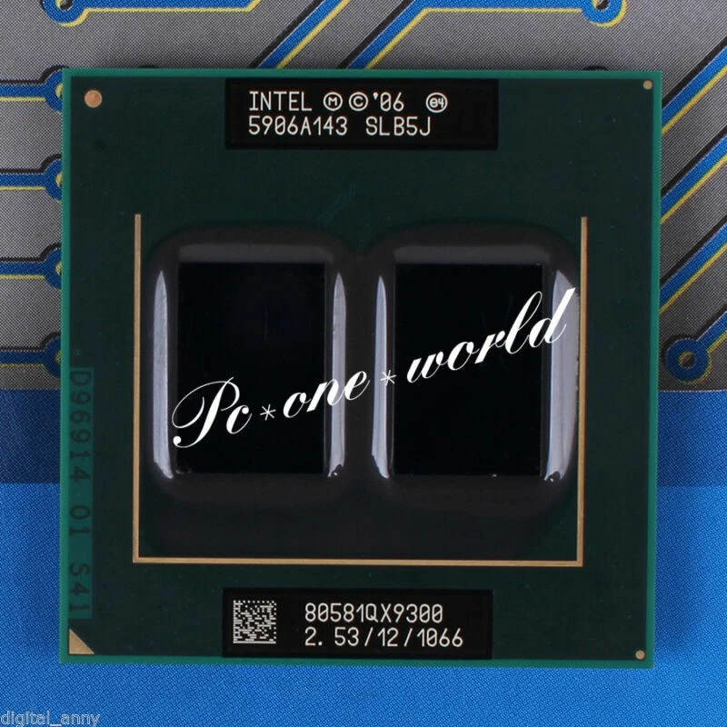 100% OK SLB5J Intel Core 2 Extreme QX9300 2.53 GHz QuadCore Laptop Processor CPU - Image 1 of 1