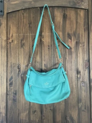 Bolso Bandolera Kate Spade Cobble Hill en Cuero Guijarro Azul Verdoso Foto 1 de 4