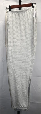 Pantalones de dormir gris jaspeado a rayas elásticos con cordón cintura talla 6X Foto 1 de 4