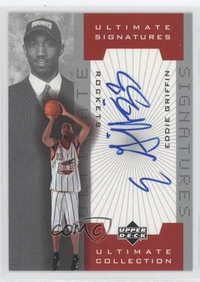 2001-02 Upper Deck Ultimate Collection Signatures Eddie Griffin Rookie Auto RC - Image 1 of 2