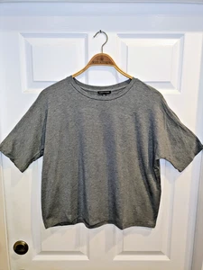 EILEEN FISHER T-Shirt Damen XXS grau Stretch Kurzarm Relaxed Fit Sommer - Bild 1 von 5