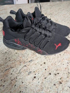 Puma Sneaker schwarz und rot Größe 9 - Bild 1 von 5