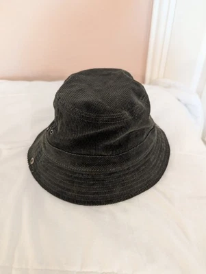 Sombrero de cubo J Crew para hombre verde oliva pana talla L/XL Foto 1 de 4