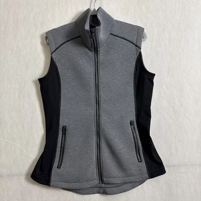 Chaleco para mujer Kuhl Projekt talla grande gris negro cremallera completa Kenstrel Foto 1 de 4