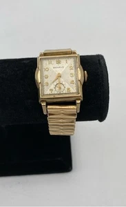 Vintage Benrus 10k Rolled Gold Plate Bezel Watch - Picture 1 of 9