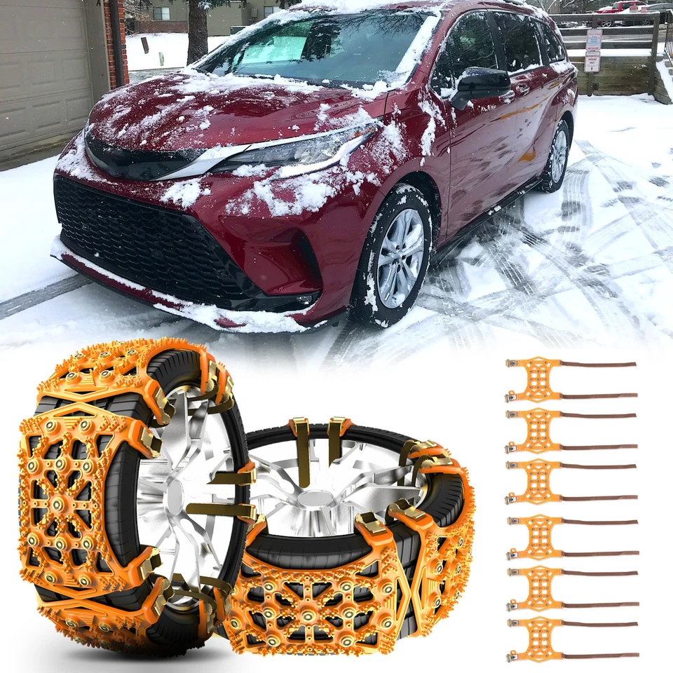 Cadenas de neumáticos antideslizantes para Toyota Sienna XSE cadena de nieve tracción de emergencia invierno Foto 1 de 4
