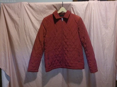 Jaqueta George feminina acolchoada linha de lã LRG peito 20 comprimento 34 bolsos zíper completo - Imagem 1 de 4