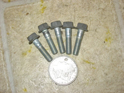 81 HONDA CM400C CUSTOM CM400 F BRAKE ROTOR DISC BOLTS HARDWARE - Image 1 of 2