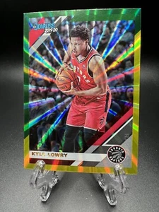 2019-20 Panini Donruss - Holo Green Yellow Laser #188 Kyle Lowry Raptors - Picture 1 of 2