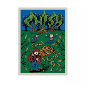 Phish poster Jim Pollock Fall '97 Clean Up Poster Limited Edition Signed #/1400 - Picture 1 of 1