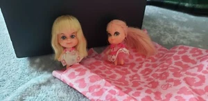 Schwer zu finden Liddle Kiddle Glücksmedaillon ( Lola, nur Puppe) & Sweet Pea Kologne - Bild 1 von 6