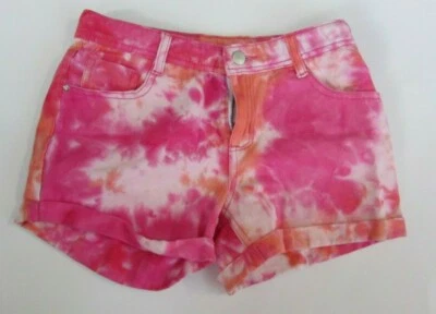 Girls 14 Total Girl denim shortie shorts adjustable waist  - Image 1 of 3