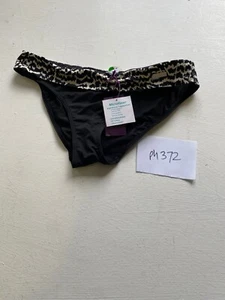 LASCANA Animal Print Bikini Bottoms in Black/Cream UK 10 (ph372) - Picture 1 of 3