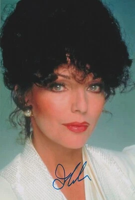 JOAN COLLINS Original Autogramm signiertes 20x30 Großfoto Portrait Denver Clan - Bild 1 von 2