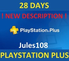 28 DAYS PS + (2 x 14) PLAYSTATION PLUS PS4 PS3 [REGION FREE] [READ DESCRIPTION]