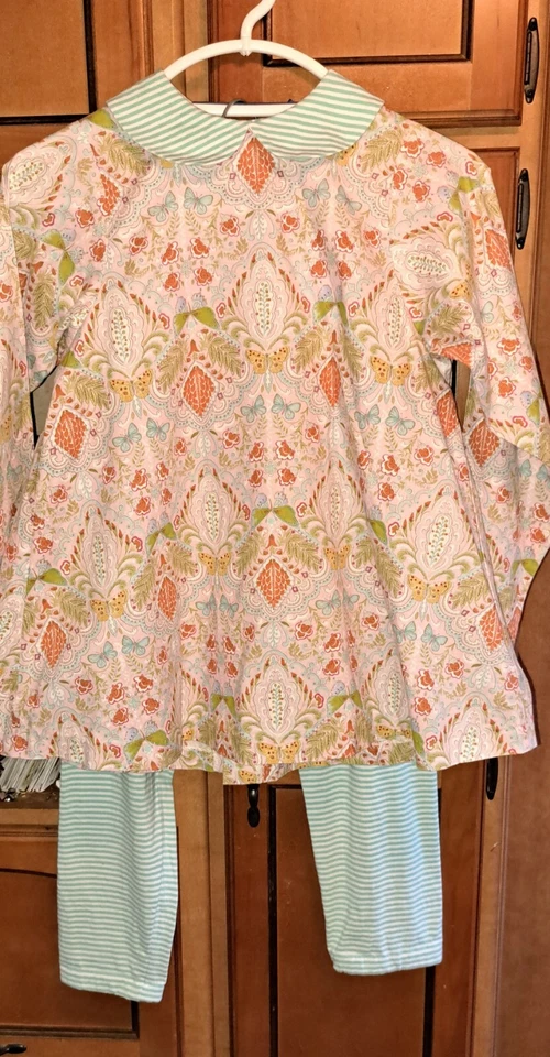 Bailey Boys For Girls Set Matching Boutique Outfit Button Back Long Sleeve 12 - Image 1 of 4