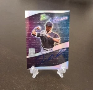 2022 Panini Chronicles Tim Anderson Colorgraphs Autographed Card White Sox - Picture 1 of 2
