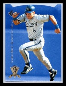 George Brett  1995 Upper Deck SP  Salute Die Cut insert #3