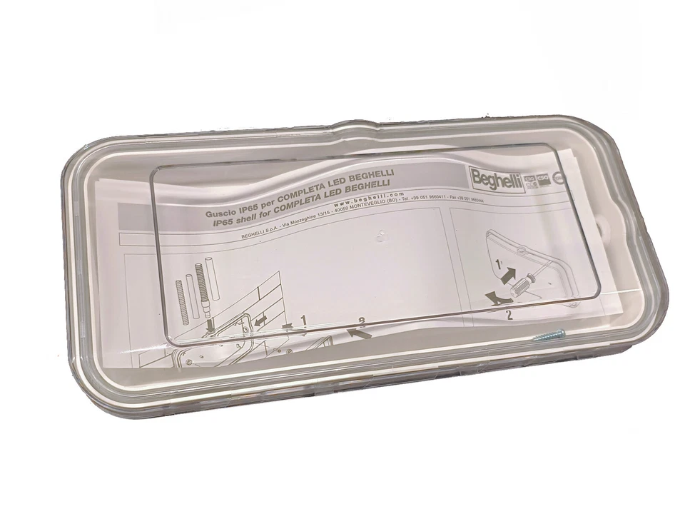 BEGHELLI 4112 KIT GUSCIO IP65  PER LAMPADA COMPLETA LED - Immagine 1 di 1