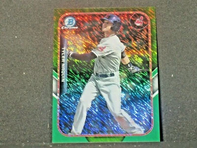 Tyler Naquin 2015 Bowman Chrome Mini Green Shimmer Refractor Rookie (12/99) #TN - Image 1 of 2