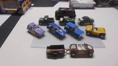 Lote De Colección De 10 Coches Die-Cast Camiones De Acero Prensado, Coche Tootsie Juguetes - Tonka Foto 1 de 4